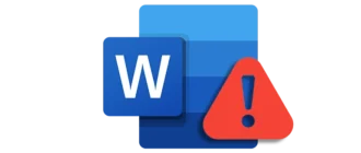 Значок, указывающий на ограниченную работу возможностей программы MS Word