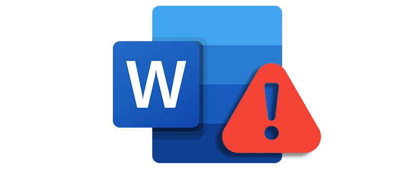 Значок, указывающий на ограниченную работу возможностей программы MS Word