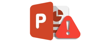 Значок ошибки при попытке активировать PowerPoint