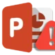 Значок ошибки при попытке активировать PowerPoint